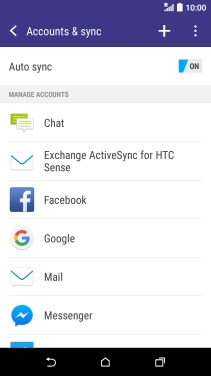 If this screen is displayed, you email account has been recognised and set up automatically. Follow the instructions on the screen to key in more information and finish setting up your phone.