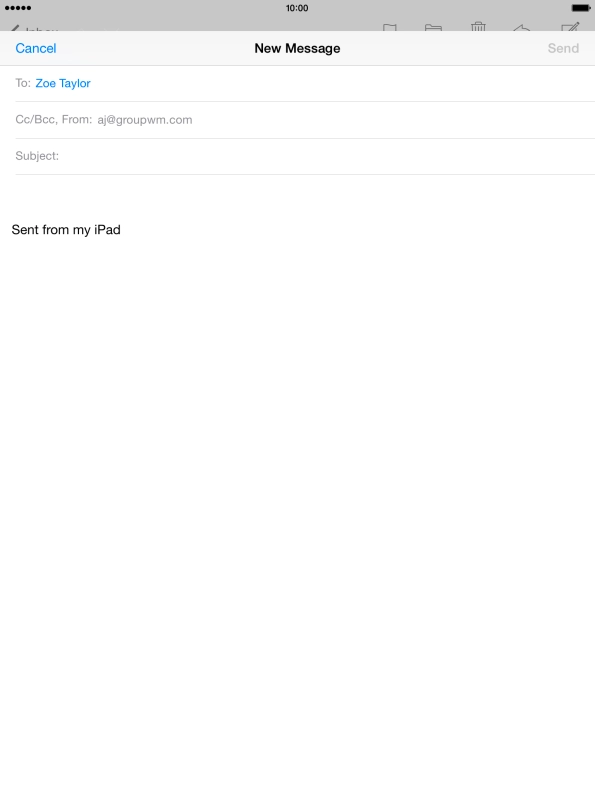 Press Subject and key in the required subject.