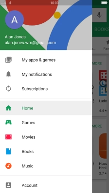Press My apps & games.