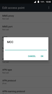 Key in 505 and press OK.
