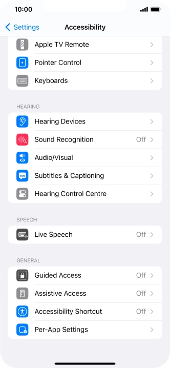Press the required category below 