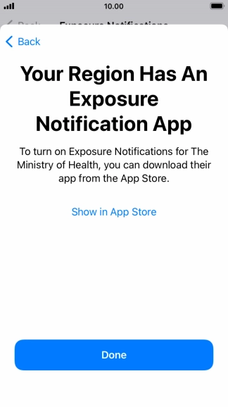 Press Show in App Store and follow the instructions on the screen to download and install the app.