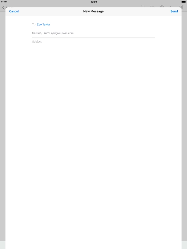 Press Subject and key in the required subject.