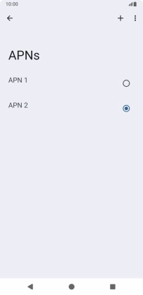 Press the Home key to return to the home screen.