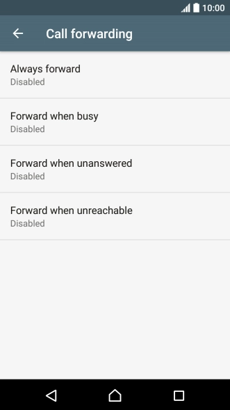 Press the Home key to return to the home screen.