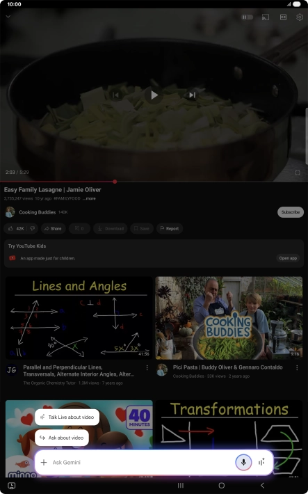 Press Ask about video.