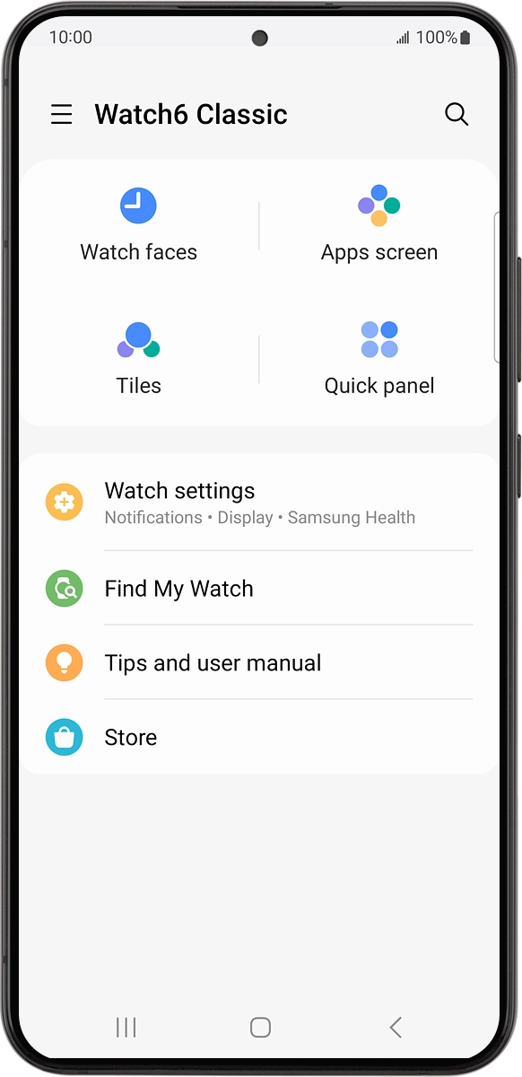On your phone: Press Store.