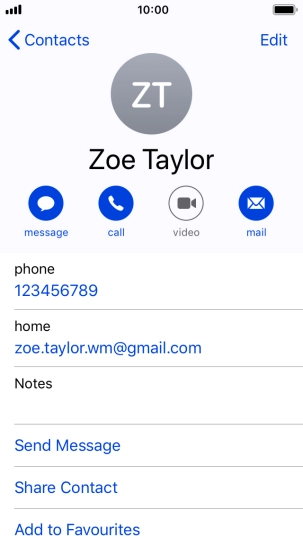 Press the required number.