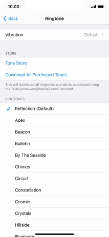 Press the required ring tones to hear them.