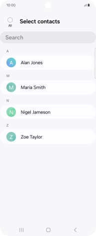 Press the field above 