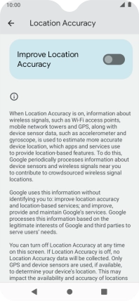 If you press the indicator next to 