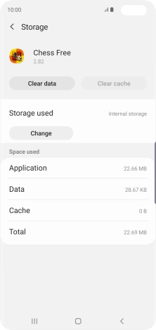 Press the Home key to return to the home screen.