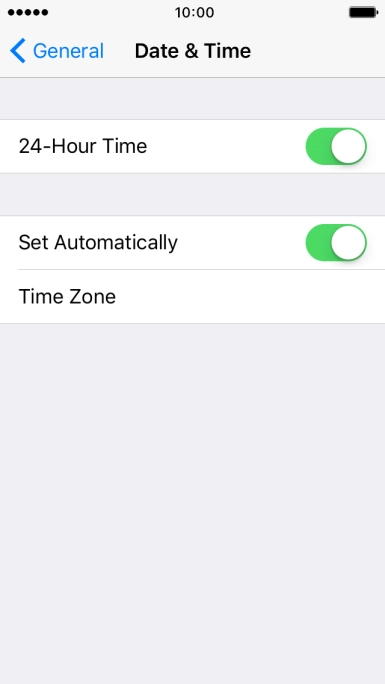 Press the Home key to return to the home screen.