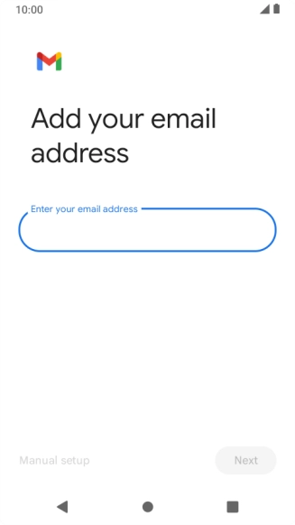 Press the field below 