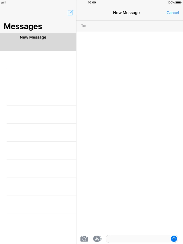 Press To and key in the first letters of the recipient's name.