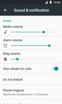 Press the Home key to return to the home screen.