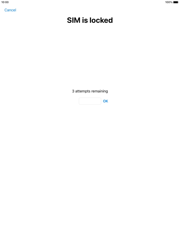 If your SIM is locked, key in your PIN and press OK.