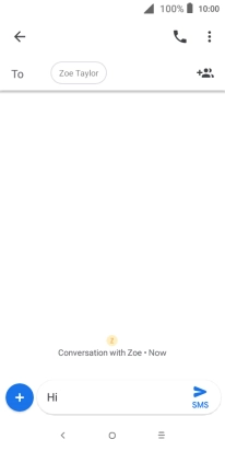 Press the attachment icon.