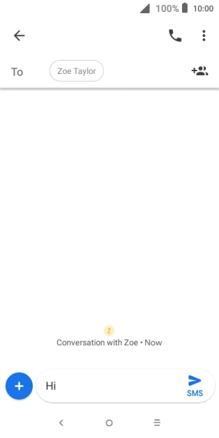 Press the attachment icon.