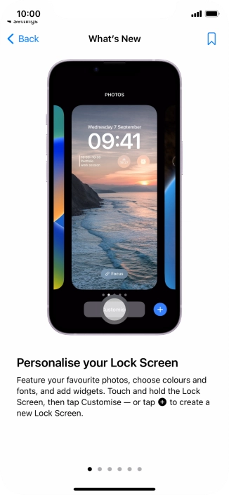 Slide your finger upwards starting from the bottom of the screen to return to the home screen.