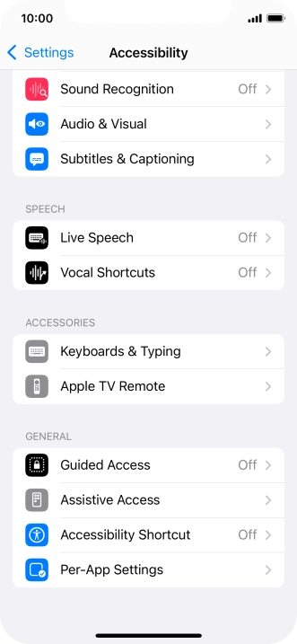Press the required category below 