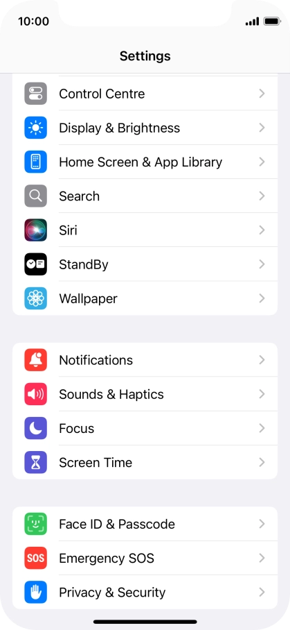 Press Home Screen & App Library.