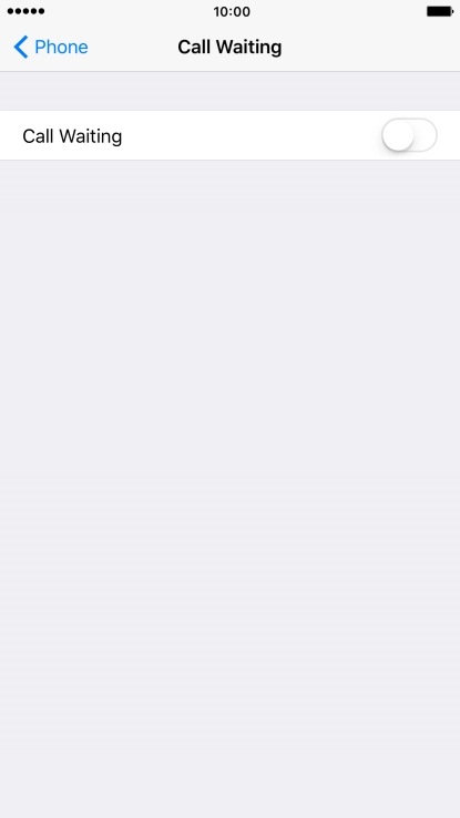 Press the indicator to turn the function on or off.