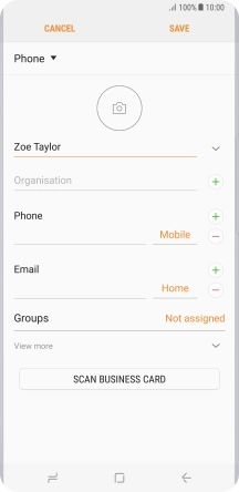 Press the field below 