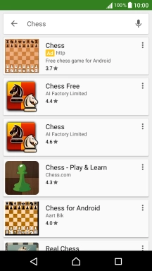 Press the required app.