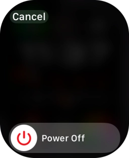 Press and drag the power off icon right.