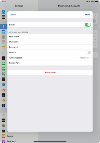 Press Authentication.