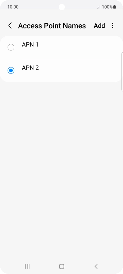 Press the Home key to return to the home screen.