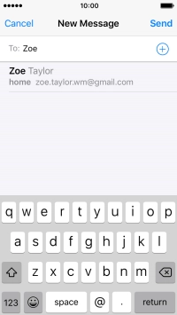 Press the required contact.