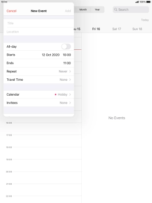 Press the Home key to return to the home screen.