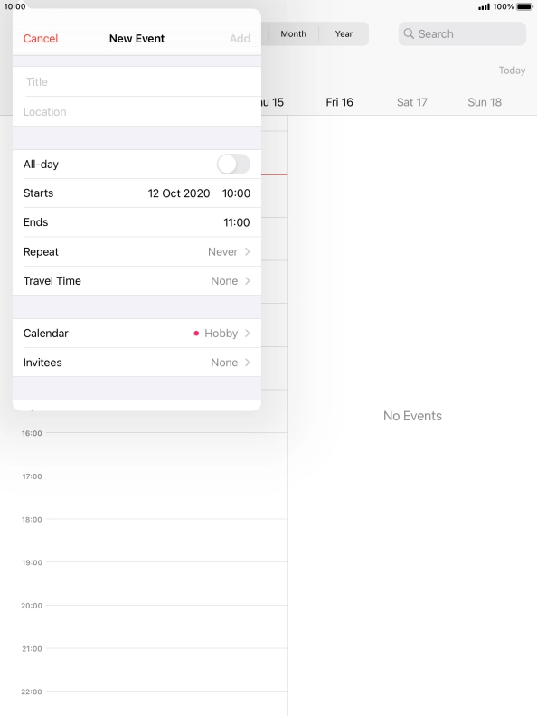 Press the Home key to return to the home screen.