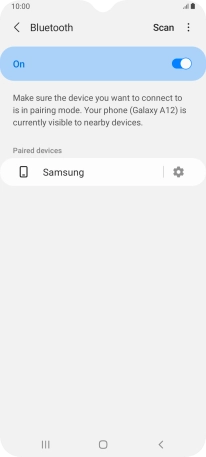 Press the Home key to return to the home screen.