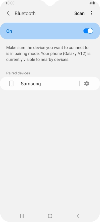 Press the Home key to return to the home screen.
