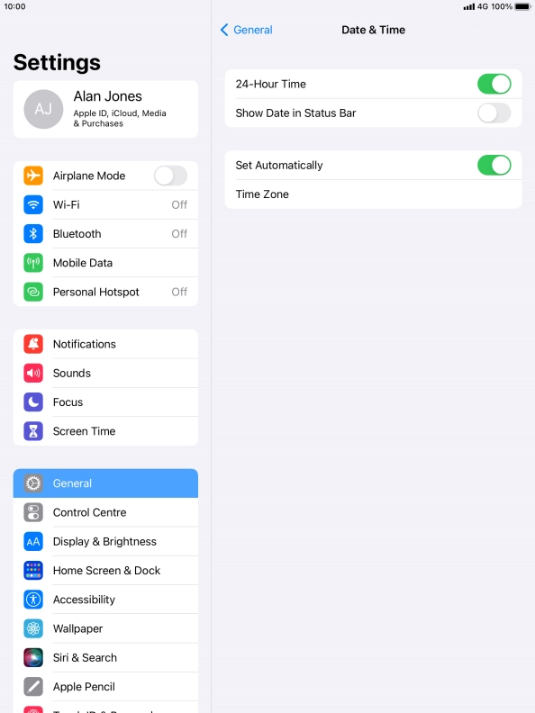 Press the Home key to return to the home screen.