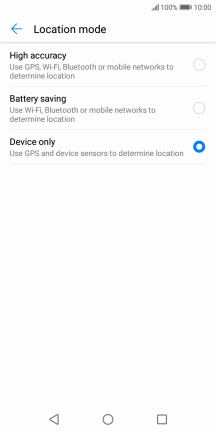 If you select High accuracy, your phone can find your exact position using the GPS satellites, the mobile network and nearby Wi-Fi networks. Satellite-based GPS requires a clear view of the sky.