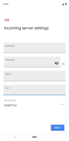 Press the drop down list below 