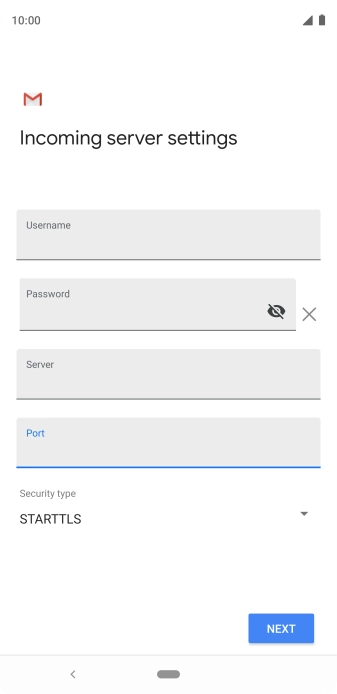 Press the drop down list below 