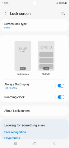Press the Home key to return to the home screen.