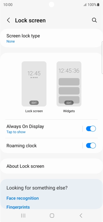 Press the Home key to return to the home screen.