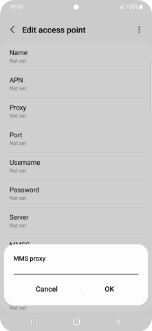Key in 10.202.002.060 and press OK.