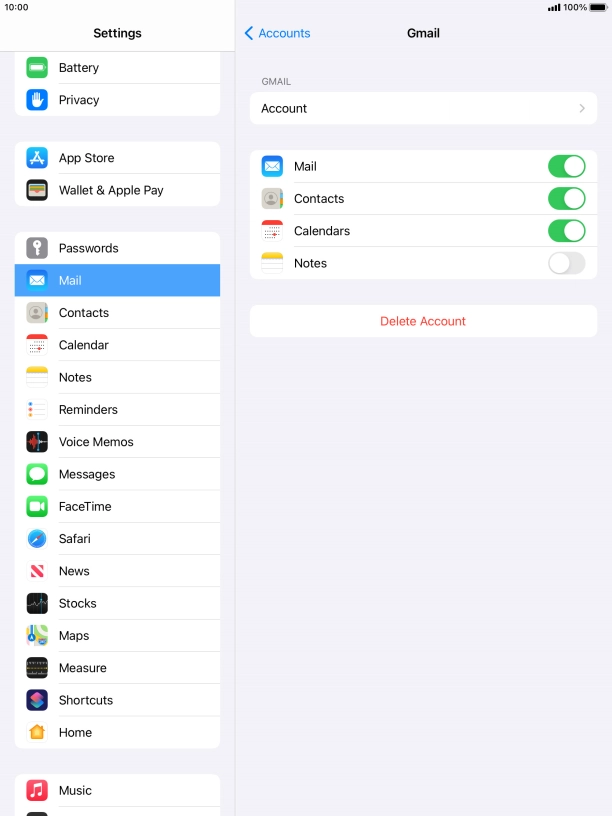 Press the Home key to return to the home screen.
