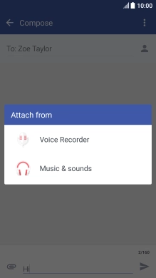 Press Music & sounds.