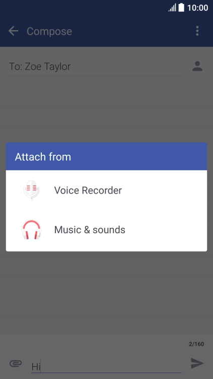 Press Music & sounds.