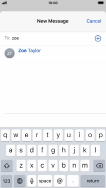 Press the required contact.