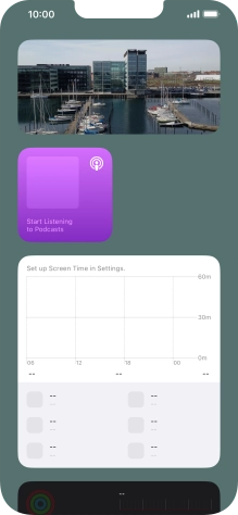 Press and hold the required Widget Stack.
