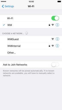 Press the Home key to return to the home screen.